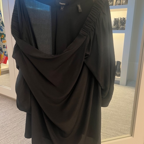 Theory Women's Joscla Mosaic Off-Shoulder Top - Picture 2 of 4